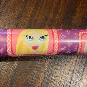Vintage Bratz Dolls Wrapping Paper Roll Brand New Blonde Burnett Girls And Dogs